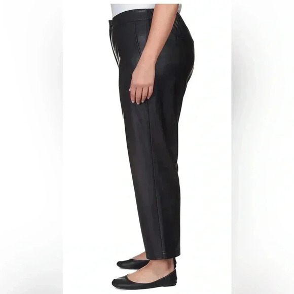 Ruby Rd Faux Leather Pants NWT Size 18W - Picture 4 of 13